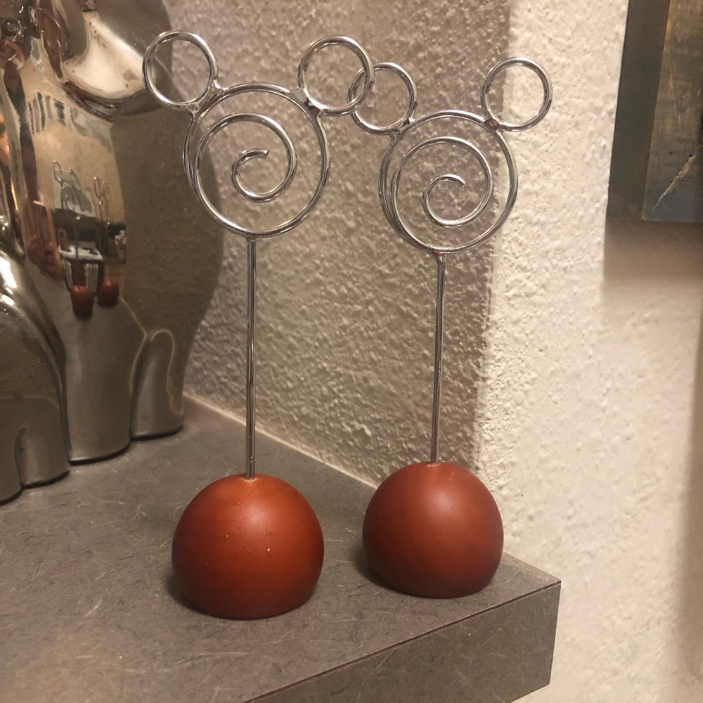 NWOT Mickey Head Picture Holders